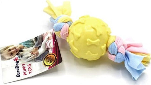Puppy Toys Sarı Kemik Des.Top Diş Kaş.Oy.