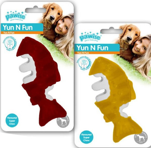 Yum N Fun Balık Aromalı Çiğneme Köpek Oyuncağı 12,5 cm