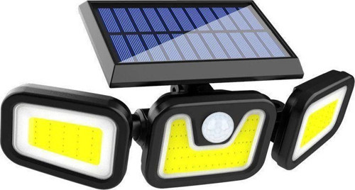MX-W771B SENSÖRLÜ 3 MODLU 90 COB LEDLİ SOLAR AYDINLATMALI DUVAR LAMBASI