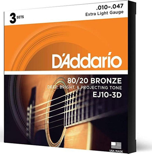 DADDARIO EJ10-3D