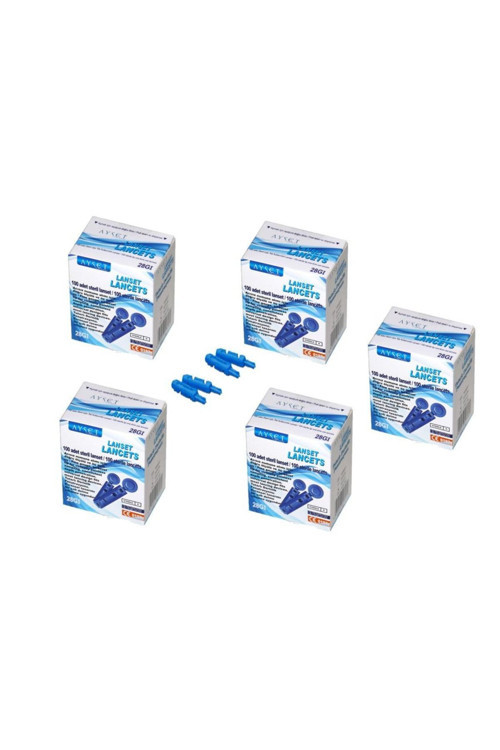 30g Lanset 5 Kutu (Parmak delme iğnesi) Lancet, hacamat kalemi iğnesi, 500 Adet