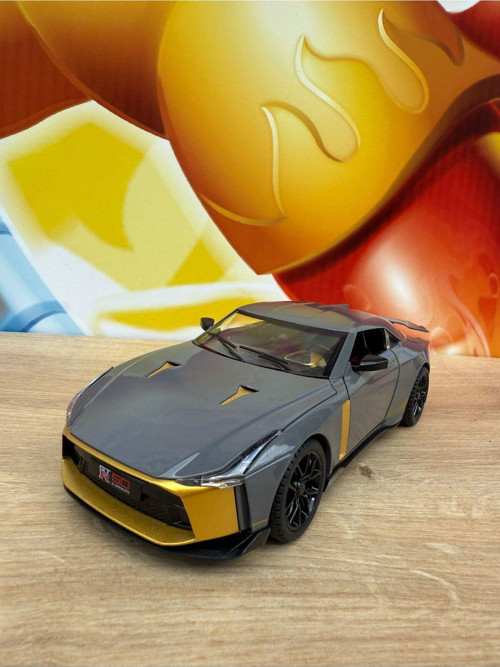 1:24 Nissan Skyline Ares Gtr50 Rs5 Diecast Araba Nıssan Gtr Metal Araba Model Nissan Skyline
