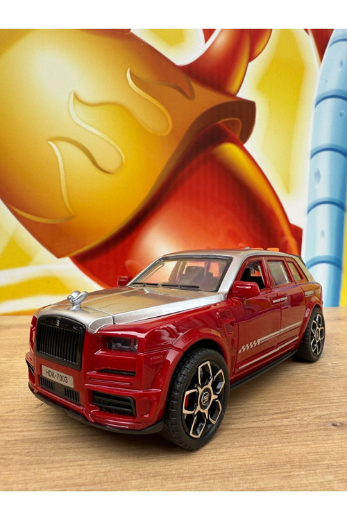 Rolls Royce Araba Sesli Işıklı Müzikli Sürtmeli Rolls Royce Cullinan Suv Araba Kapılar Kaput Açılır