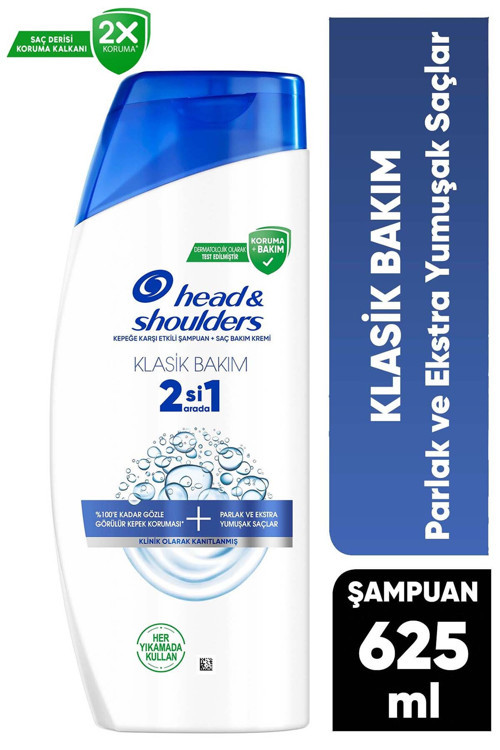 Klasik Bakım 2si1 Arada Şampuan 625 ml