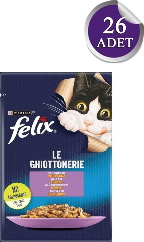 Kuzulu Yetişkin Kedi Yaş Mama 26 X 85 Gr