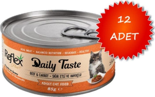 Daıly Taste Parça Etli Sığır Etli Ve Havuçlu 85Gr - 12 Adet