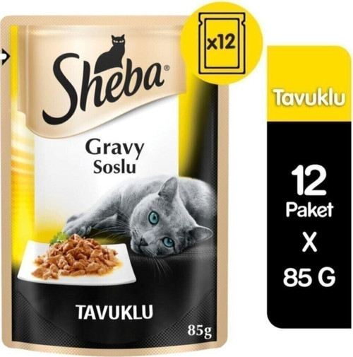 Pouch Yaş Mama Tavuklu 85 Gr 12 Adet