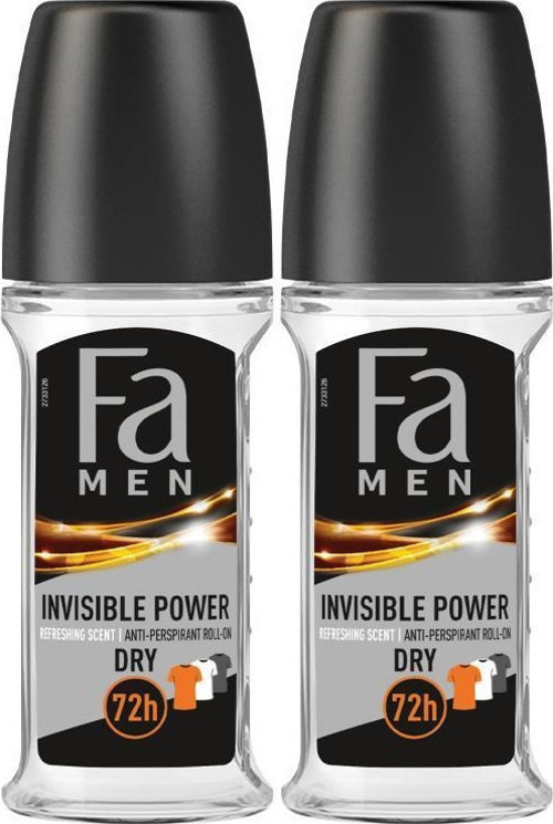 Men Invısıble Power Roll-On 50 Ml X 2 Adet