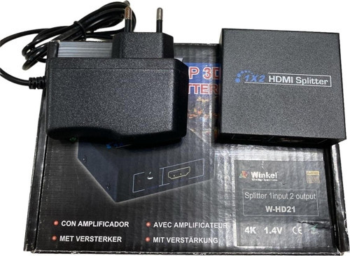 Laptoptan 2 Farkli Televizyona Aynı Görüntüyü Aktarım Cihazı 2Li Hdmi Çoğaltıcı