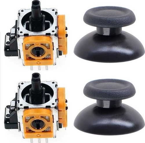 PS4 Analog Motor ve Topuz Seti 2+2 Playstation 4 Tamir PS4 Kol Analog Tamir Seti Yedek Parça