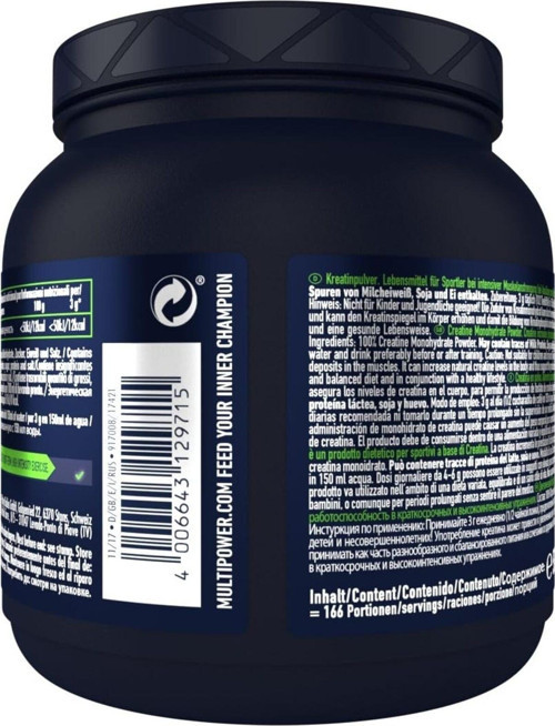 Multipower Creatine Creapure 500 gr Kreatin 2