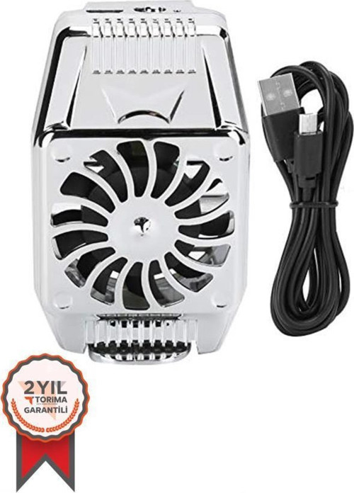 H15 Gümüş Cep Telefonu Soğutucu Taşınabilir Fan