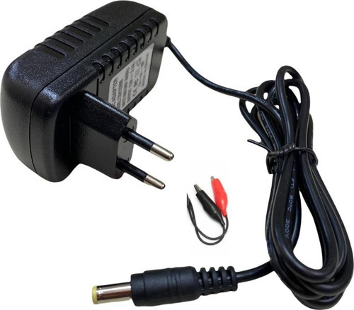 6 Volt Akü Şarj Adaptörü Maşalı 6V2A 6V5A 6V7A 6V12A Şarj Edebilme Özelliği Pil Batarya Şarj