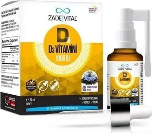 D3 Vitamini 1000 IU Sprey 20 ml