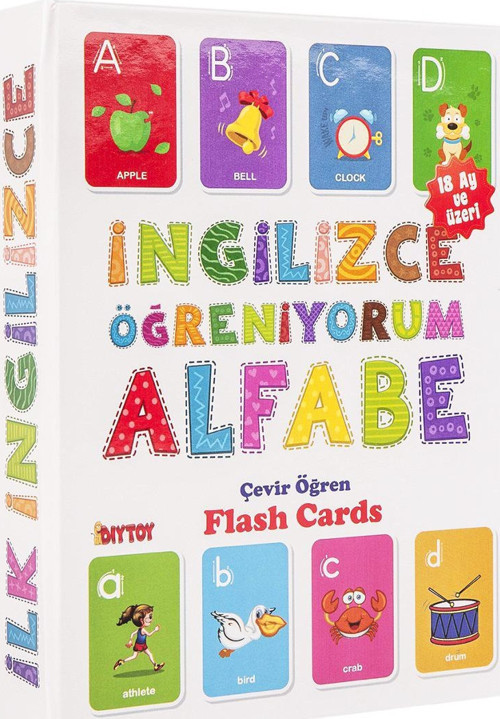 İngilizce Öğreniyorum Alfabe Flash Cards