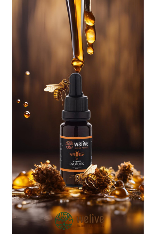 Su Bazlı Propolis Damla Plus – 30 Ml – %10 Anadolu Propolisi, Alkolsüz