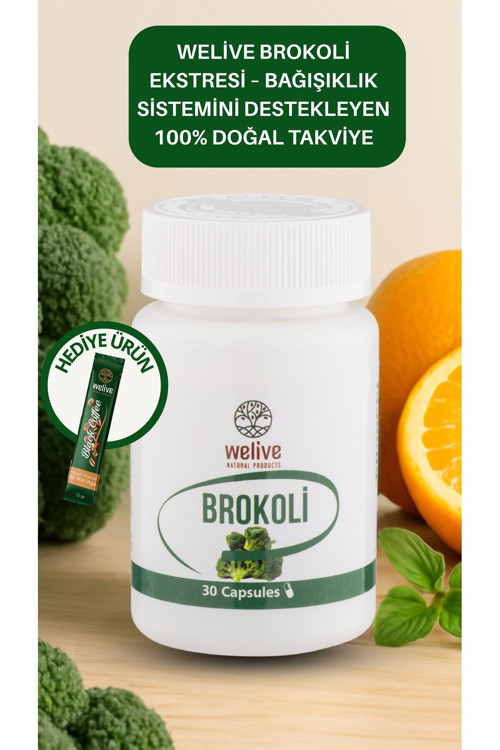Brokoli Ekstresi 30 Kapsül - Güçlü Antioksidan Ve Sindirim Desteği