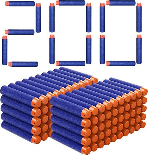 Sünger Mermi 200 Adet Premium Yumuşak Yedek Mermi