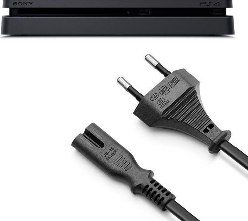 PS4 Slim Güç Kablosu 1.5m Playstation 4 Slim Kasa Uyumlu PS4 Kablo Yedek Parça