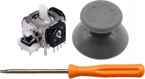 XBOX 360 Analog Motor Topuz T8 Tornavida Tamir Set 1+1 Gri XBOX 360 Kol Tamir Yedek Parça