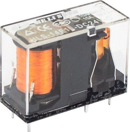 24V ROLE TEK KONTAK 5 BACAK 10 AMPER ŞEFFAF