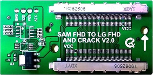 LCD PANEL FLEXİ REPAİR KART HD LVDS TO LVDS SAM FHD İN LG FHD OUT QK0812A