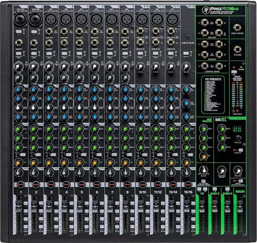 PROFX16 V3 16-Kanal 4-Bus Profesyonel Efektli Mikser