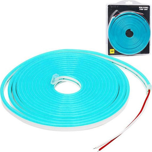NEON LED ŞERİT BUZ MAVİ 12 VOLT 5 METRE