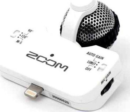 IQ5/W H4N,H6 ve İphone İçin Uyarlanmış Stereo Mikrofon BEYAZ