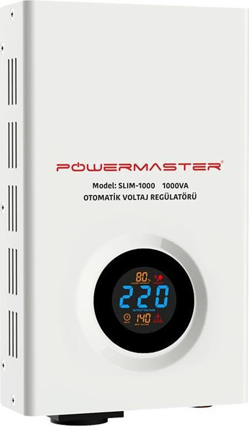 SLIM-1000 OTOMATİK 1000 WATT KOMBİ VOLTAJ REGÜLATÖRÜ