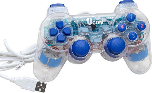 UCOM-704 DOUBLE SHOCK ŞEFFAF JOYPAD OYUN KOLU