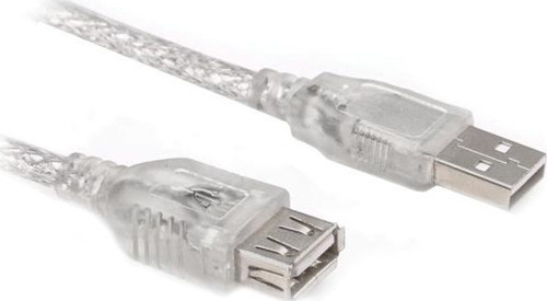 3 METRE ŞEFFAF USB UZATMA KABLOSU