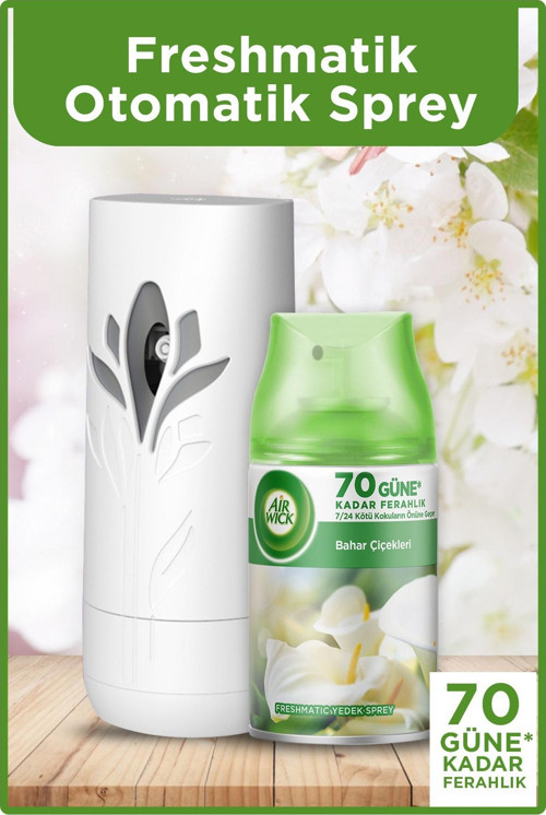 Oda Kokusu Freshmatic Makine + Yedek 250 Ml Bahar Çiçekleri
