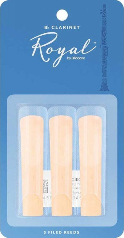 D\'Addario Woodwinds Royal RCB0315 Sib Klarnet Kamışı (3 lü) No:1.5