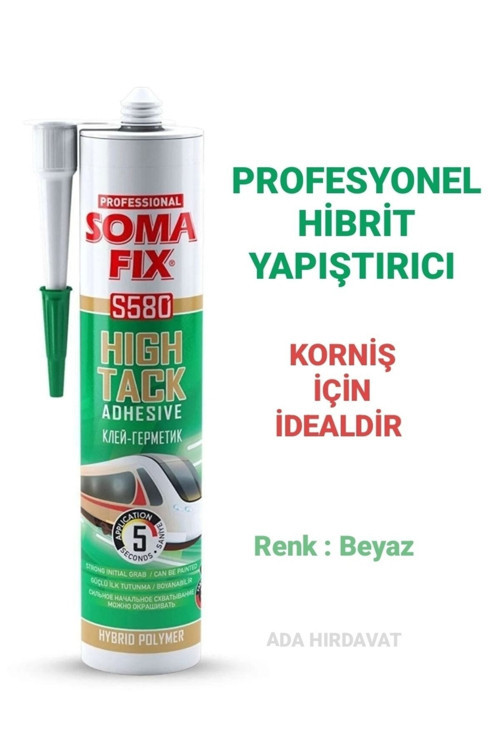 S580 Hıght Tack Profosyonel Hibrit Yapıştırıcı Beyaz - Süper Güçlü Yapıştırıcı
