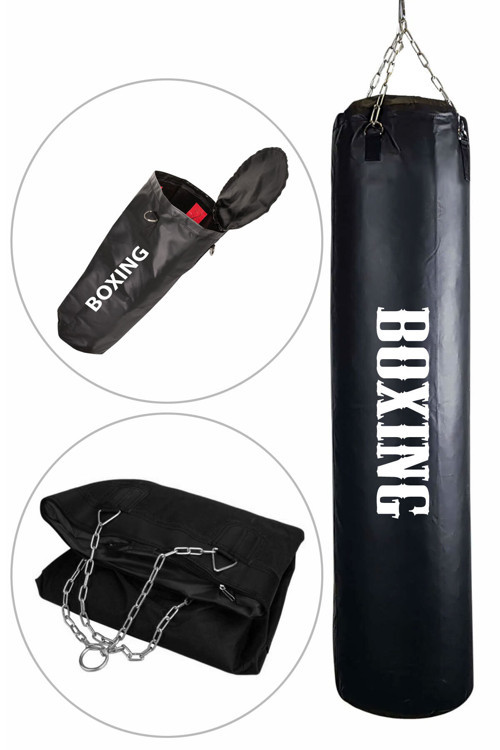 Doldurulmamış Boş Boks Torbası Ve Zincir Takımı - 70 Cm