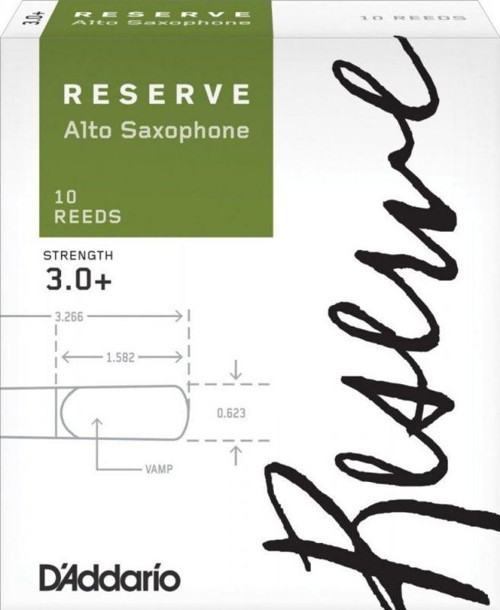 D\'Addario Woodwinds Reserve DJR10305 Alto Saksafon Kamışı No:3+