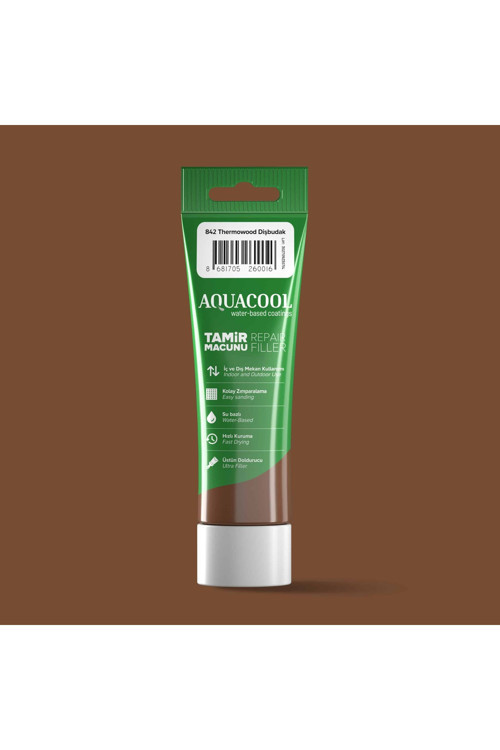 Su Bazlı Çatlak Giderici Ahşap Tamir Dolgu Macunu 842 Thermowood Diş Budak 200 Gr