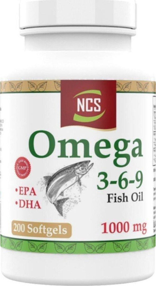Omega 3 6 9 Balık Yağı 200 Softgel