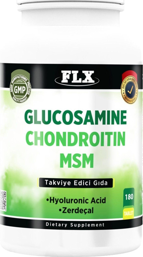 Glucosamine Chondroitin Msm 180 Tablet Glukozamin Kondroitin Msm Hyaluronic Acid Zerdeçal