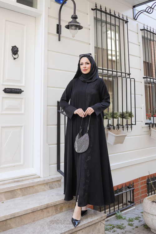 Ravza Dubai İpeği Abaya - 1009