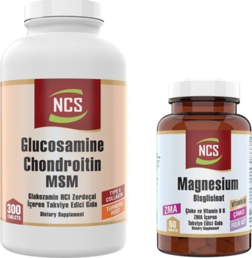 Zma Magnesium Çinko Vitaminb6 60 Tablet Glucosamine Turmenic Root Msm 300 Tablet
