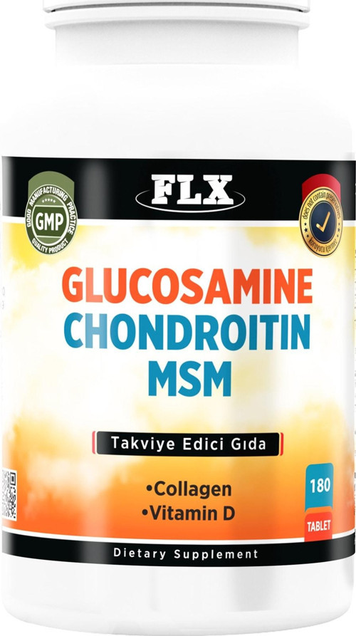 Glukozamin Kondroitin Msm 180 Tablet Glukozamin Kondroitin Msm Kolajen Vitamin D
