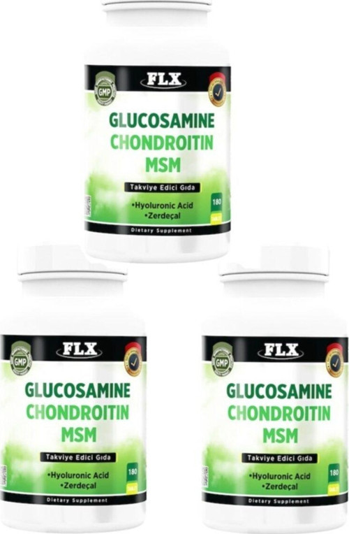 Glukozamin Kondroitin Msm Hyaluronic Acid Zerdeçal 180 X 3 Kutu