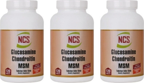 Glukozamin Kondroitin Msm Zerdeçal 120 Tablet X 3 Kutu