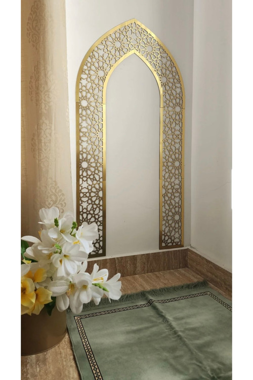 20076530 Layla Events Duvara Monte Plexi Mihrab ,İslami Wall Art ,Mescid Odası-Mihrap