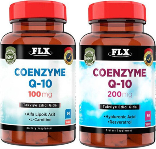 Coenzyme Q10 100 Mg 60 Tablet & Koenzyme Q-10 200 Mg 60 Tablet