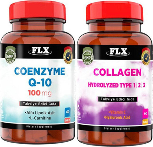 Coenzyme Q10 100 Mg 60 Tablet & Kollajen Tip-1-2-3 60 Tablet