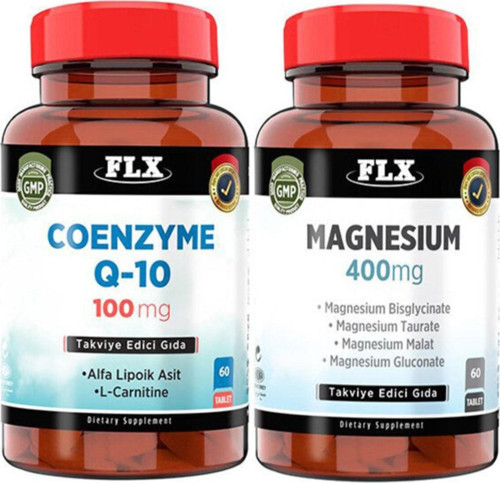 Coenzyme Q10 100 Mg 60 Tablet & Magnezyum Malat 60 Tablet