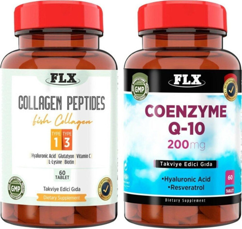 Coenzyme Q-10 200 Mg 60 Tablet & Kollajen Tip 1-3 60 Tablet